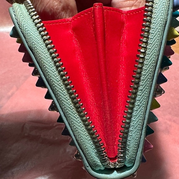 Christian Louboutin Multicolor Studded Clutch - Picture 13 of 16